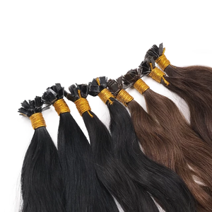 ผมต่อแบบเคราตินปลายแบน U I K ของแท้จากรัสเซีย ยี่ห้อ Jasmine Beauty Wholesale Virgin Cuticle Aligned Raw Remy  แบบเส้นผมเรียงตัวกันอย่างเป็นระเบียบ - Product Image 5