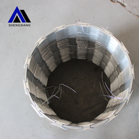Clôture Concertina en Treillis Soudé en Acier Galvanisé à Chaud pour Protection de Frontière, Tissage Simple, Découpée sur Mesure, Technique de Soudure Shengxiang