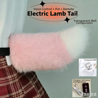 Vente en gros de queues d'animaux en fausse fourrure électriques, rechargeables, réglables à la taille, pour cosplay (renard, loup, chat), divers modèles