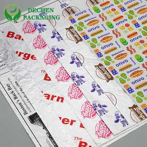 Insulated Foil Wraps Shawarma Packaging Foil And Paper