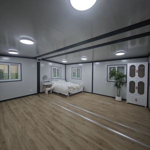 บ้านคอนเทนเนอร์เหล็กสำเร็จรูปแบบโมดูลาร์พกพาได้ทันสมัย ขนาด 20 ฟุต 40 ฟุต สำหรับใช้เป็นอพาร์ทเมนต์และโรงแรม - Product Image 5