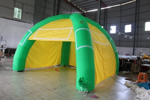 Hot Sale Waterproof Durable Inflatable Camping Tent Customized Logo Digital Printing 10-12ft X 12ft Outdoor Advertising Events - Product Image 2