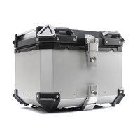 Boîte supérieure en aluminium arrière de Moto 45 Litres bagages durables sacoche arrière Maletero Moto