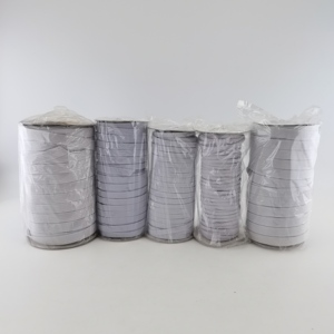 Broek Bh Wit Gebreide Elastische Band Met Logo Elastisch Klein Formaat Voor Ondergoed Elastisch Hoeslaken - Product Image 2