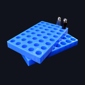 Soporte para Viales DeGao Headspace PP con 40/50 Orificios para Viales de 3-60mL, Resistente a la Corrosión, Apilable, para Uso en Laboratorio - Product Image 5