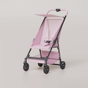 <span class=keywords><strong>Poussette</strong></span> pliable de luxe <span class=keywords><strong>2</strong></span> en 1 pour bébé <span class=keywords><strong>Poussette</strong></span> de voyage compacte et légère - Product Image 3