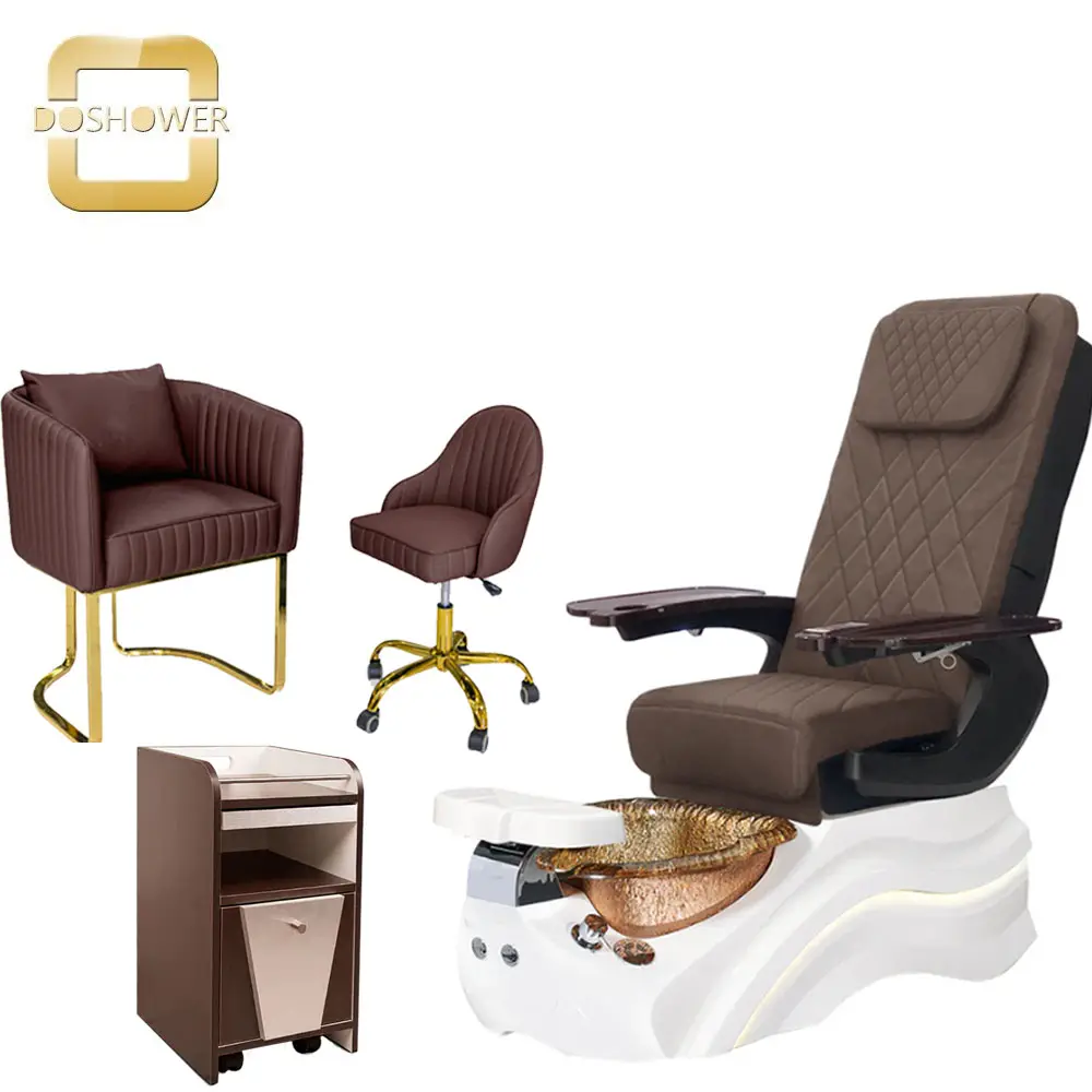 Water shuts off automatically pedicure design for pedicure nails spa chair of armrest massage controls pedicure station