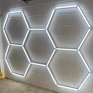 Modern Decorative Led Corner Lamp Color Changeable Rgb Nightclub Hexagon Light Ce Certification