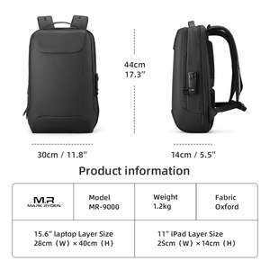 Mark Ryden Bags for Laptop Laptop Backpacks Travel Lightweight <strong>Waterproof</strong> Casual Daily College <strong>Back</strong> <strong>Pack</strong> for Men MR9000 - Product Image 5