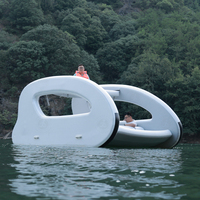 Bateaux pneumatiques électriques de luxe Énergie solaire écologique Catamaran ponton écologique Bateau-maison fabriqué solaire de luxe