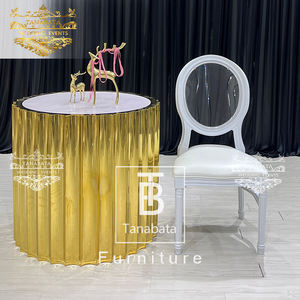 חתונת אירוע ברור אקריליק חזרה מלך לבן פלסטיק לואי השישה עשר כיסאות - Product Image 4