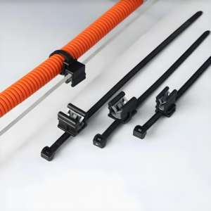 Abrazadera de Cable sin Orificios con Clip de Acero <span class=keywords><strong>EC4</strong></span>, Fijador de Cableado de Alta Resistencia - Product Image 6