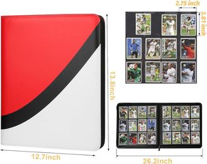 Échantillon Gratuit - Album <span class=keywords><strong>de</strong></span> Présentation <span class=keywords><strong>de</strong></span> Cartes à Collectionner en Cuir PU, Personnalisable avec Logo, pour Cartes TCG MTG, 4, 9, 400, 900 Pochettes, Type Poké Ball, pour Cartes <span class=keywords><strong>de</strong></span> Jeu et Photos - Product Image 3