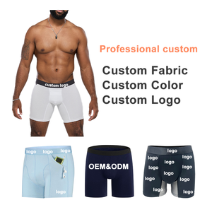 CELINNE Fitness Sportswear Men's Underwear Sustainable Underwear Tight Compression Men Briefs & <b>Boxers</b> - Product Image 4