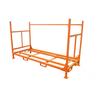 Étagère à pneus en métal pliable pour entrepôt, rayonnage de type palette pour le stockage des pneus, étagère d'exposition de pneus