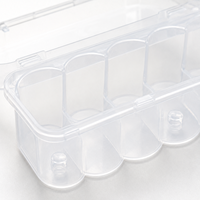 Boîte de rangement en plastique PP recyclable pour flacons de 3 ml, adaptée aux produits électroniques grand public, aux vaccins et aux produits peptidiques.