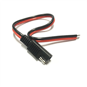 Cable de Cobre Puro de 0,75 <span class=keywords><strong>mm</strong></span> y 0,3 <span class=keywords><strong>m</strong></span>, Rojo y Negro, SAE, Alimentado por Energía Solar, 10 Unidades, Conector Macho-Hembra Tipo Bala para Batería Automotriz - Product Image 4