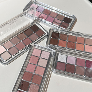 Vegan 12 Color Metallic Shimmer Powder <strong>Eyeshadow</strong> Palette Nude <strong>Pink</strong> Private Label Makeup Factory - Product Image 2