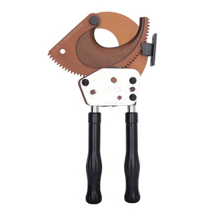 Coupe-câbles à cliquet de qualité industrielle <span class=keywords><strong>XC</strong></span> J130 OEM ODM, pinces à couper les câbles en acier à engrenages manuels, garantie <span class=keywords><strong>3</strong></span> ans - Product Image 1