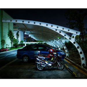 Estructura de Membrana Tensada de PVC Autolimpiante para Coches, Techo de Estacionamiento Cantilever, Toldo para Coches - Product Image 5