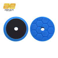 Tampon de polissage double action à motif nid d'abeille de 3 pouces AE, tampon de polissage DA, bord biseauté OEM pour carrosseries de voitures