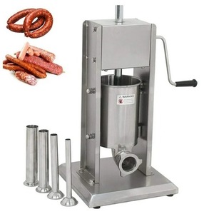 Machine à farcir les saucisses manuelle verticale en acier inoxydable 3L, fonctionnement manuel - Product Image 1