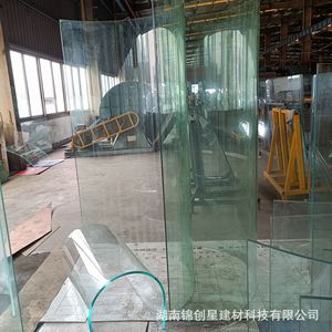 Thickened Curved Tempered Glass 3mm-30mm Laminated High Strength For Curtain <b>Wall</b> Modern Design - Product Image 1
