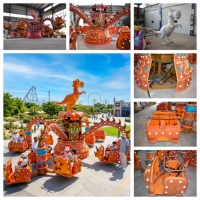 Manège Dinosaure Géant Nova Rides pour Parc d'Attractions Chine – Équipement de Fête Foraine BO-D à Vendre – Manège Dinosaure Tournant Fou pour Carnaval
