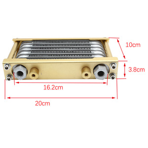 ชุดระบายความร้อนน้ำมันเครื่องมอเตอร์ไซค์ Zuqing แบบ 6 ชั้น CNC สำหรับปรับแต่งเครื่องยนต์ รุ่น OC146 - Product Image 2