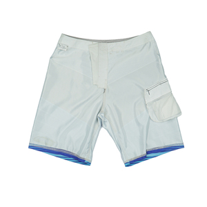 Men's Casual Eco-Friendly Oxford Fabric Quick Dry Breathable Mid Waist Beach Swim Trunks Board Shorts - Product Image 3