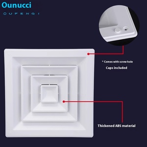 ABS <span class=keywords><strong>T</strong></span>ích Hợp Trần Vuông Khuếch <span class=keywords><strong>T</strong></span>án Không Khí Cửa Thoá<span class=keywords><strong>t</strong></span> Khí Bốn Mặ<span class=keywords><strong>t</strong></span> Xả Louver Thông Gió 10M Chiều Dài Cho Điều Hòa Không Khí Trung <span class=keywords><strong>T</strong></span>âm - Product Image 4