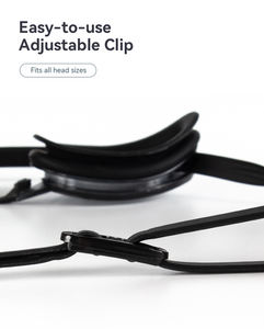 نظارات سباحة احترافية مخصصة بدون تسرب مضادة للضباب حماية من الأشعة فوق البنفسجية نظارات سباحة مريحة للتدريب من السيليكون - Product Image 5