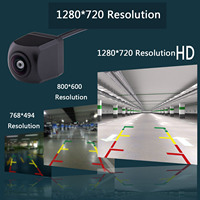 AI BSD 720P AHD caméra de recul intelligente Starlight Vision nocturne vue arrière de voiture avec Buzzer étanche aide à la marche arrière