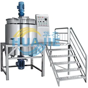 HJ-YSH Stainless Steel Continuous Stirred Tank Reactor and Chemical Liquid Hand Wash Shampoo Detergent Blender Homogenizer Mixer