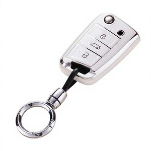 Housse de clé de voiture Volkswagen en TPU, Sagitar Tiguan L Bora Polo Tayron Lavida Lamando Golf <span class=keywords><strong>T</strong></span>-<span class=keywords><strong>Roc</strong></span> TACQUA Tharu - Product Image 1