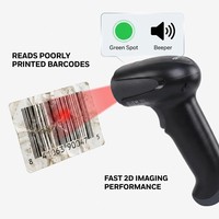 Escáner de Código de Barras Inalámbrico Honeywell 1900G 2D al por Mayor con 14 Horas de Funcionamiento Continuo, Lector QR Portátil Antideslizante en Stock