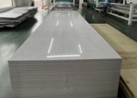 Panneaux d'imperméabilisation UV en marbre Feuilles de PVC stratifiées à haute pression