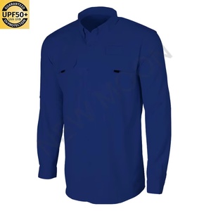 Customized Fishing Long Sleeve Button Fishing Shirt Sun Protection Men's Sportswear Outdoor Fishing Clothes - Product Image 3