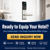 Cerradura RFID para Hotel, Software de Gestión Hotelera Gratuito, Sistema de Cerradura Digital Inteligente para Habitaciones de Hotel, Apartamentos y Oficinas