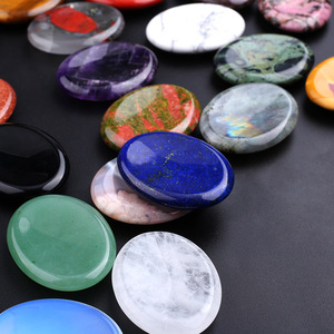 Piedra DE PREOCUPACIÓN Cristal Pulgar Piedra preciosa Curación natural Cristal Cuarzo Rosa Terapia Reiki Masaje Chakra Preocupación Piedra 35x45mm - Product Image 4