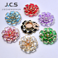 Nouveaux Boutons Éco-Responsables en Cuivre de Luxe, Motif Fleur de Camélia, Champignon, Étoile, pour Femme, Vente en Gros, Faits Main, Bijoux DIY, Designer, Bling