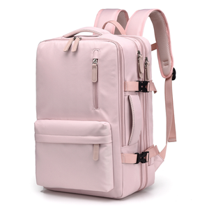 Sac à dos Oxford moderne gris clair multifonctionnel, idéal pour les voyages d'affaires et les courts séjours, design pratique pour le transport à la main - Product Image 5