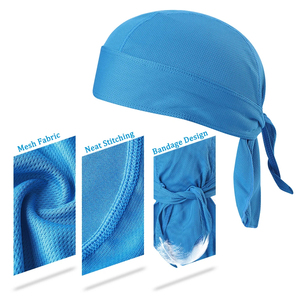 Fascia per la testa da ciclismo, berretto antisudore, sciarpa da ciclismo ad asciugatura rapida, cappello protettivo dal sole, bandana sportiva per ciclismo all'aperto - Product Image 4