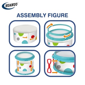 Meilleure vente bébé <span class=keywords><strong>Instrument</strong></span> de <span class=keywords><strong>musique</strong></span> jouets ensemble de batterie pour enfants en plastique sensoriel <span class=keywords><strong>musique</strong></span> Kits de batterie avec 6 pièces enfant cadeau - Product Image 5