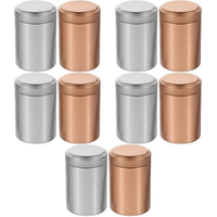 Boîtes de conserve de café personnalisées de Style populaire avec Valve 250g boîtes de conserve de thé de café hermétiques taille différente boîtes de conserve de café rondes jaunes