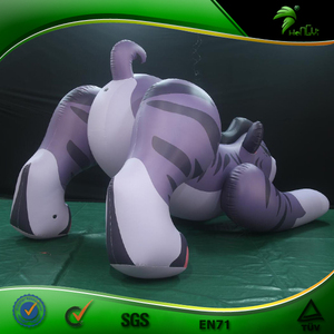 <span class=keywords><strong>Tigre</strong></span> gonflable couineur transportable, jouet à Air pour la piscine, bâton dentaire, animaux - Product Image 5