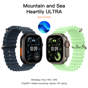 Reloj Inteligente Ultra5, Monitor <span class=keywords><strong>de</strong></span> Actividad Física, Reloj Deportivo Inteligente con Pantalla TFT Cuadrada <span class=keywords><strong>de</strong></span> 2.01 Pulgadas, Reloj <span class=keywords><strong>de</strong></span> Salud para Android IOS - Product Image 1