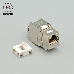 Toolless <span class=keywords><strong>Keystone</strong></span> <span class=keywords><strong>Jack</strong></span> cat6A FTP bảo vệ RJ45 CAT6 CAT7 - Product Image 4