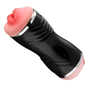 गर्म बिक्री स्वचालित कंपन पुरुष हस्तमैथुन पुरुष हस्तमैथुन के लिए डबल मार्ग सेक्स खिलौने - Product Image 4