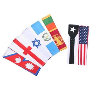 Maniche Personalizzabili in Seta Ghiaccio con Bandiera Brasiliana per Calcio e Sport all'Aperto, Protezione Solare - Product Image 4